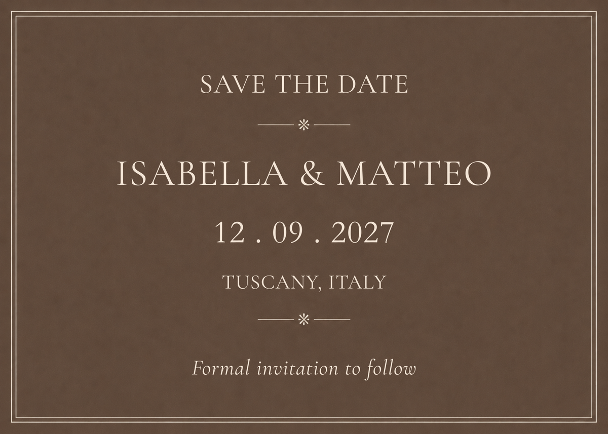 canva save the date