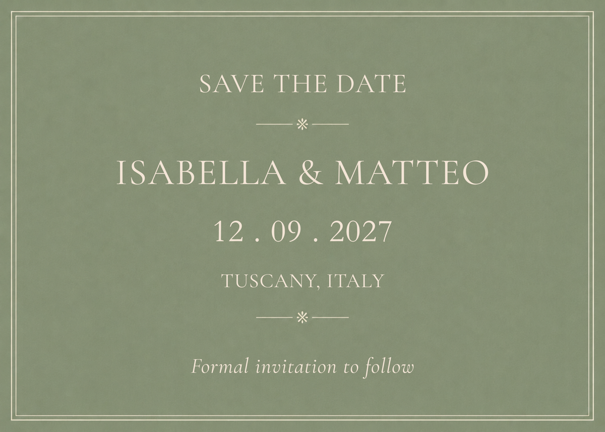 canva save the date