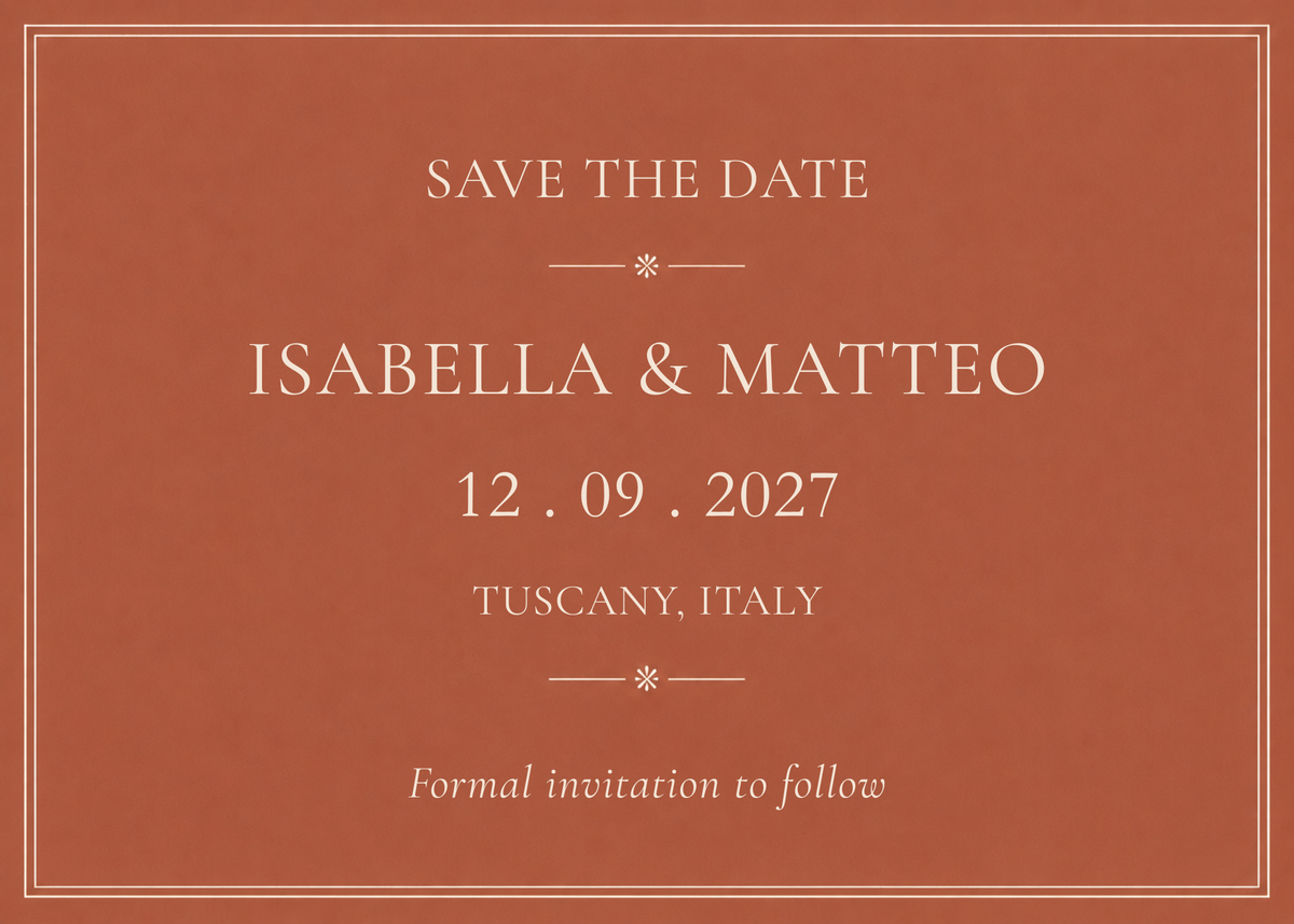 canva save the date